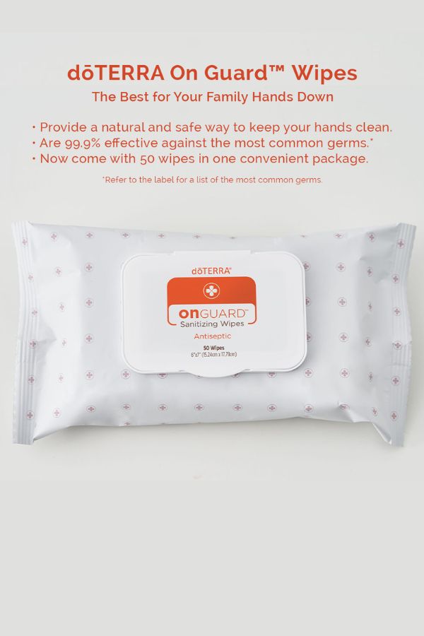 dōTERRA On Guard Sanitizing Hand Wipes 50 pk